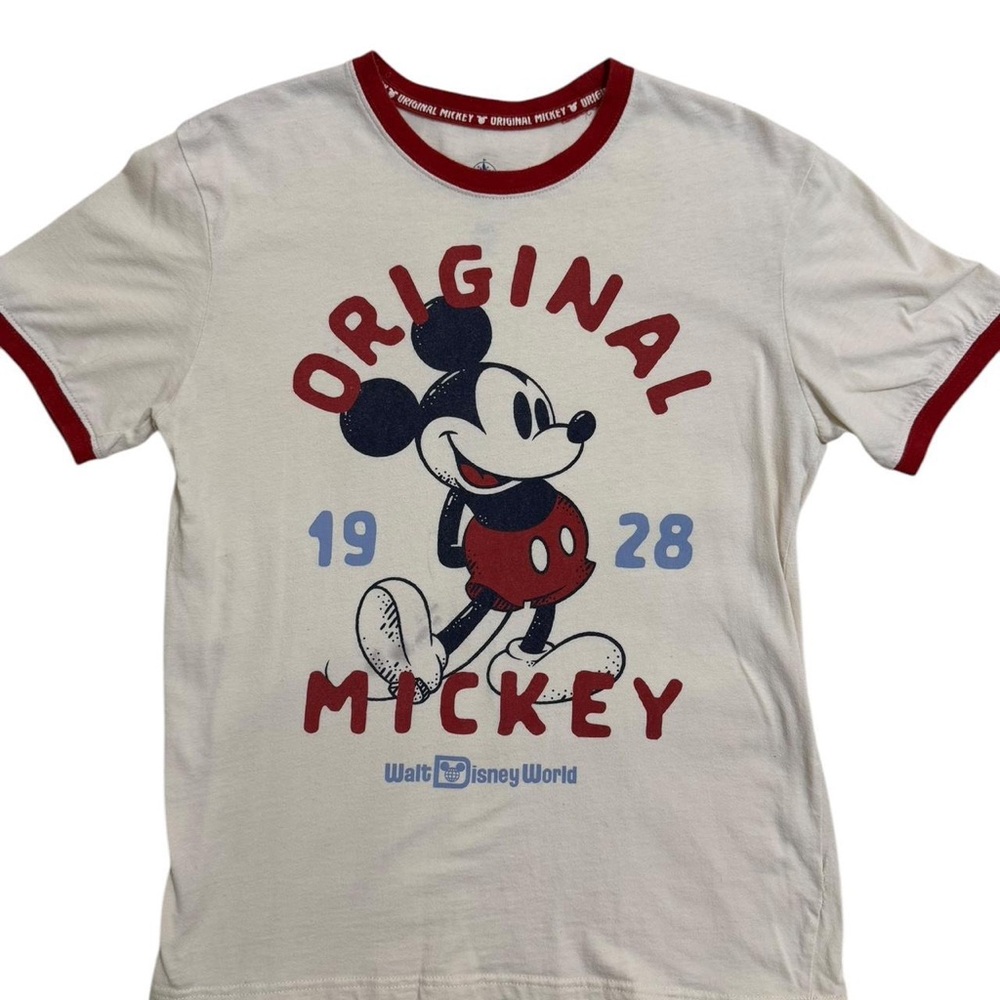 Disney Mickey Mouse White and Red Tee